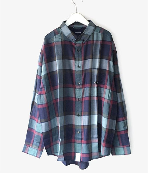 DESCENDANT/HYANNIS B.D LS SHIRT FULL SIZE (GRAY)