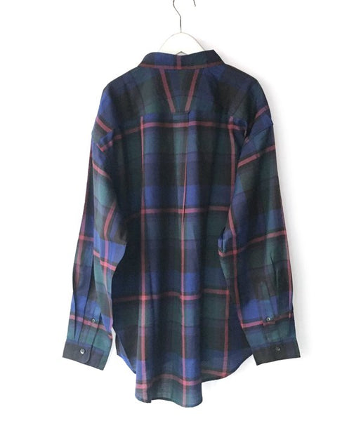 DESCENDANT/HYANNIS B.D LS SHIRT FULL SIZE (NAVY)