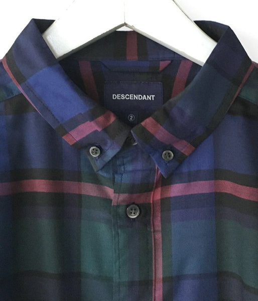 DESCENDANT/HYANNIS B.D LS SHIRT FULL SIZE (NAVY)