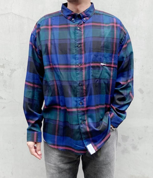 DESCENDANT/HYANNIS B.D LS SHIRT FULL SIZE (NAVY)