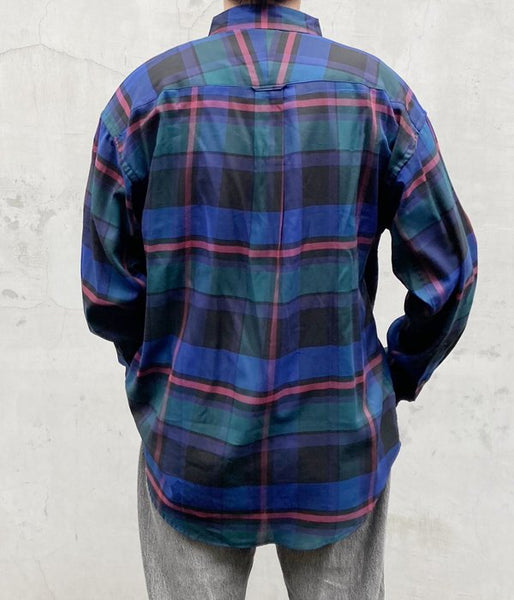 DESCENDANT/HYANNIS B.D LS SHIRT FULL SIZE (NAVY)