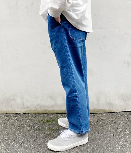 DESCENDANT/BAKER DENIM TROUSERS (INDIGO)
