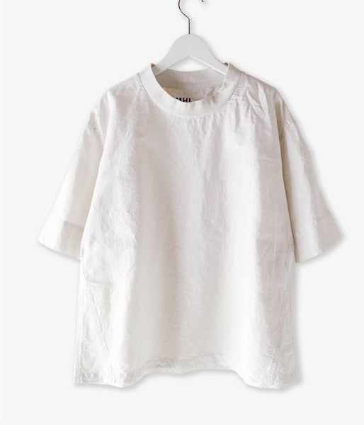 MHL./DRY COTTON LINEN P/O SHIRT (WHITE)