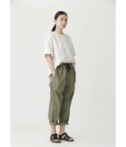 MHL./DRY COTTON LINEN P/O SHIRT (WHITE)