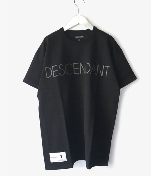 DESCENDANT/PADDLE CREW NECK SS (BLACK)