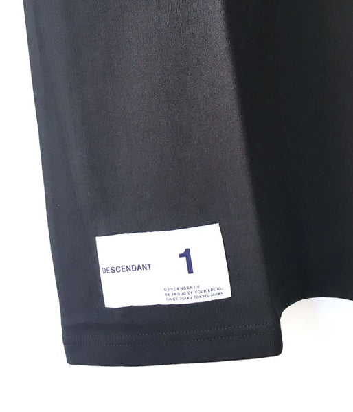 DESCENDANT/PADDLE CREW NECK SS (BLACK)