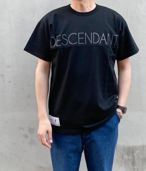 DESCENDANT/PADDLE CREW NECK SS (BLACK)
