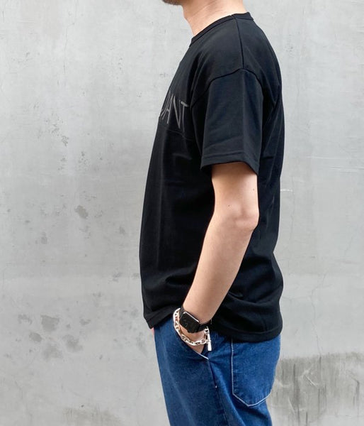 DESCENDANT/PADDLE CREW NECK SS (BLACK)