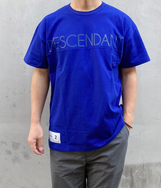 DESCENDANT/PADDLE CREW NECK SS (BLUE)