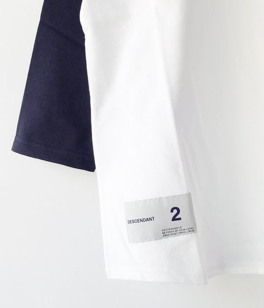 DESCENDANT/TWO BIT B.B. SS (WHITExNAVY)