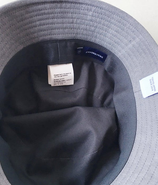 DESCENDANT/BUCKET HAT PIGMENT DYE