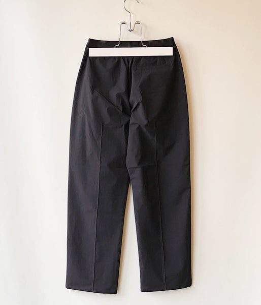 PHEENY/NYLON 4WAY CLOTH EASY SLACKS(BLACK)