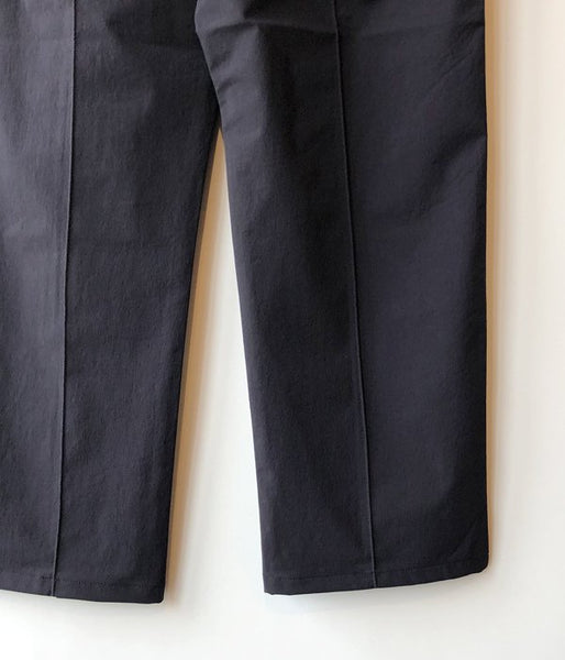 PHEENY/NYLON 4WAY CLOTH EASY SLACKS(BLACK)