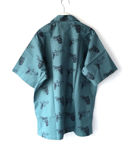 DESCENDANT/SPLASH TEXTILE SS SHIRT (GREEN)