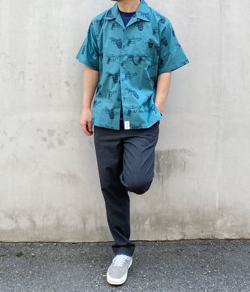 DESCENDANT/SPLASH TEXTILE SS SHIRT (GREEN)