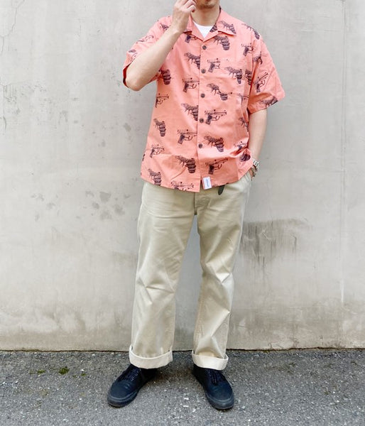 DESCENDANT/SPLASH TEXTILE SS SHIRT (PNK)