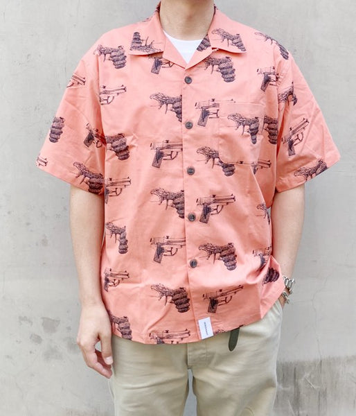 DESCENDANT/SPLASH TEXTILE SS SHIRT (PNK)