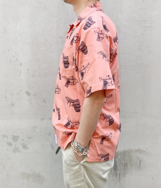 DESCENDANT/SPLASH TEXTILE SS SHIRT (PNK)