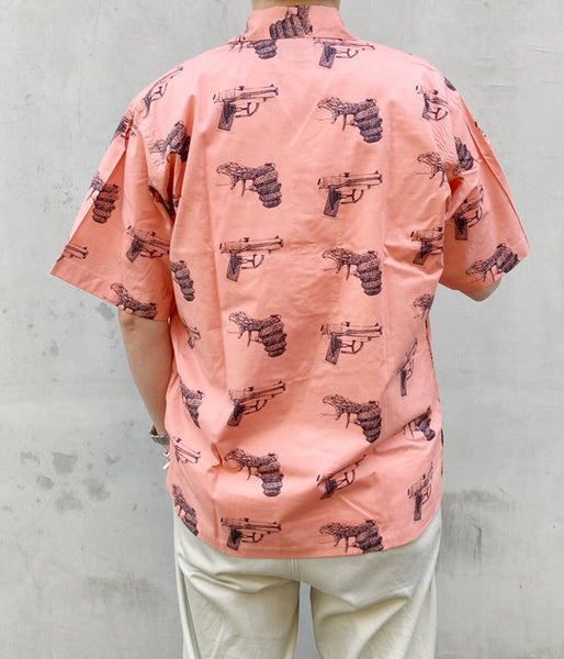 DESCENDANT/SPLASH TEXTILE SS SHIRT (PNK)