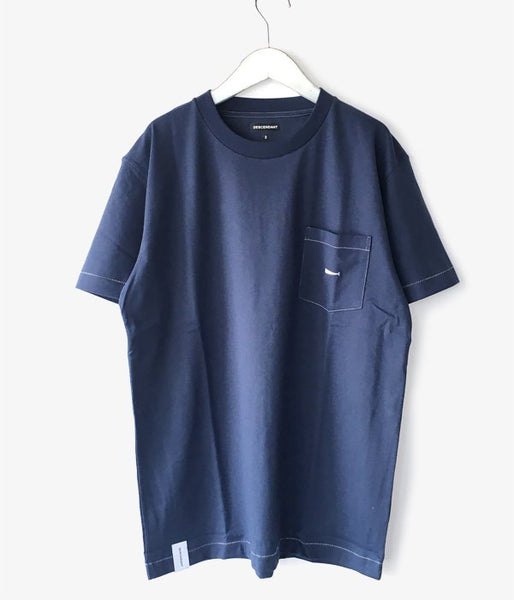 DESCENDANT/CROP CREW NECK SS (NAVY)