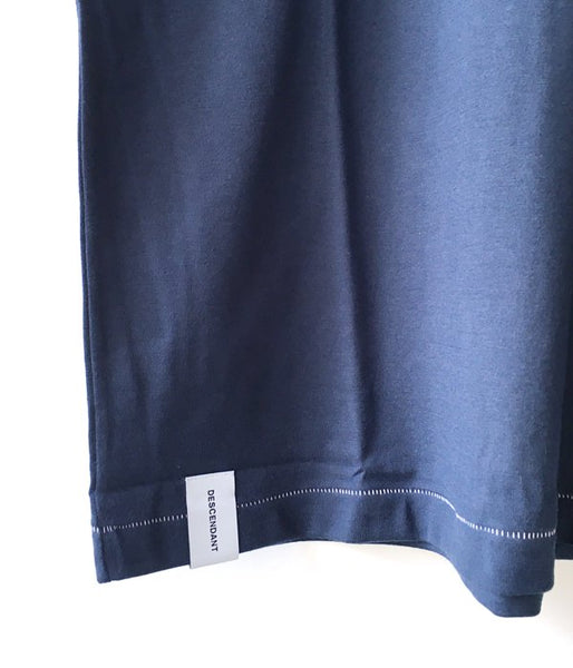 DESCENDANT/CROP CREW NECK SS (NAVY)