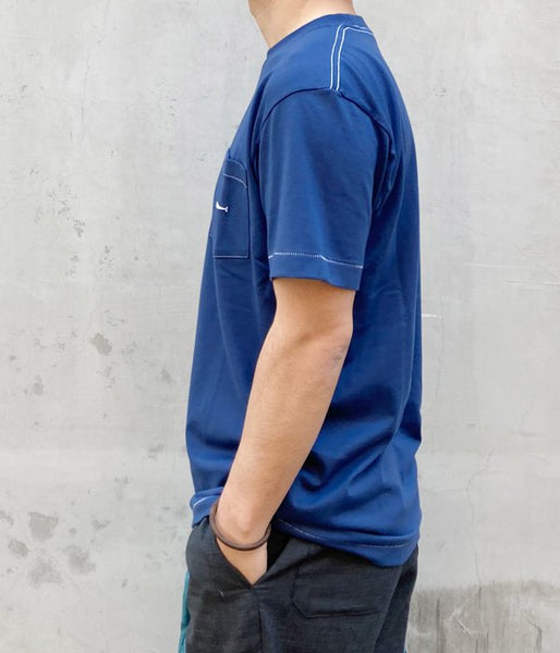 DESCENDANT/CROP CREW NECK SS (NAVY)