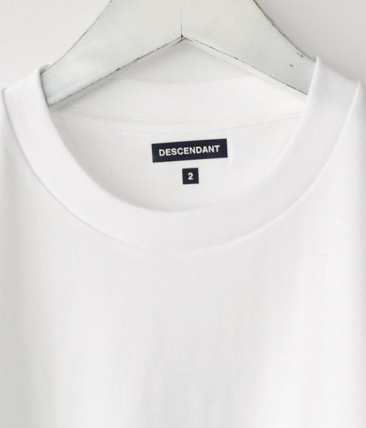 DESCENDANT/CROP CREW NECK SS (WHITE)