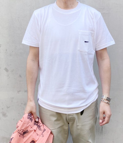 DESCENDANT/CROP CREW NECK SS (WHITE)