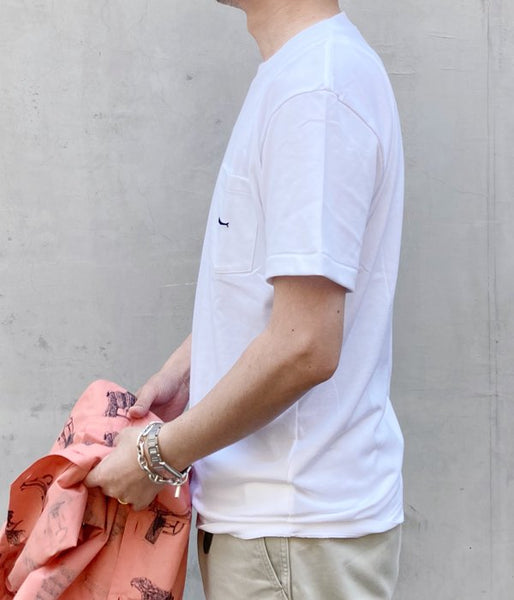 DESCENDANT/CROP CREW NECK SS (WHITE)