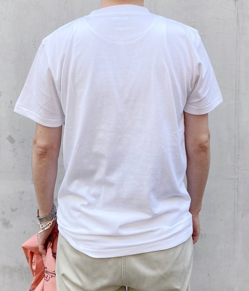 DESCENDANT/CROP CREW NECK SS (WHITE)