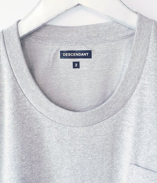 DESCENDANT/CROP U NECK SS (GRAY)
