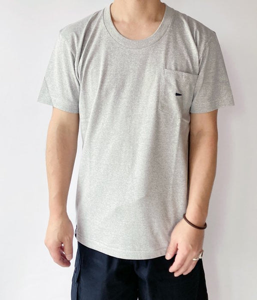 DESCENDANT/CROP U NECK SS (GRAY)