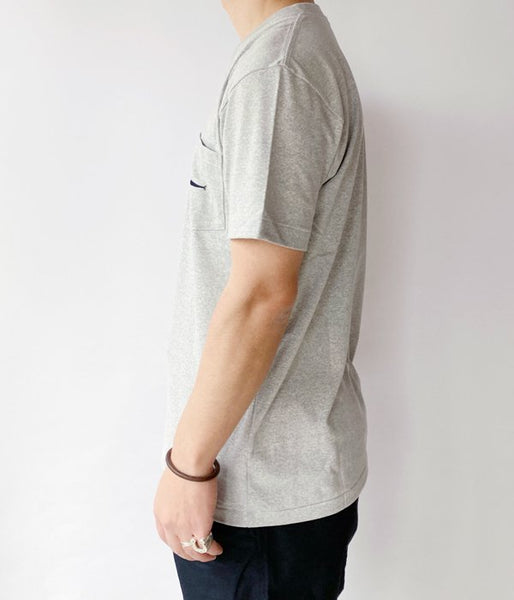 DESCENDANT/CROP U NECK SS (GRAY)