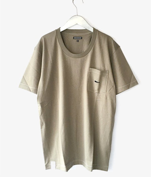 DESCENDANT/CROP U NECK SS (OLIVE DRAB)