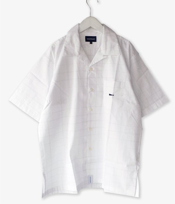 DESCENDANT/SEINE TEXTILE SS SHIRT (WHITE)