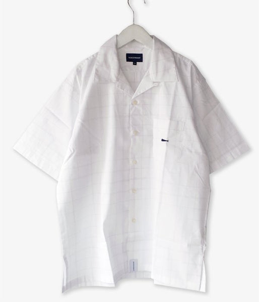 DESCENDANT/SEINE TEXTILE SS SHIRT (WHITE)