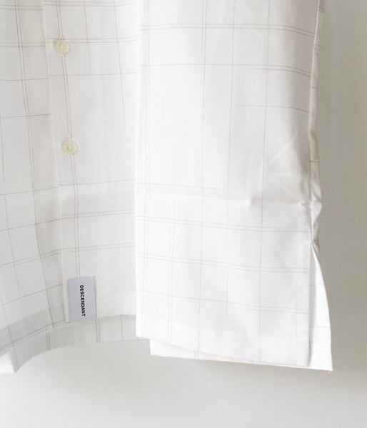 DESCENDANT/SEINE TEXTILE SS SHIRT (WHITE)