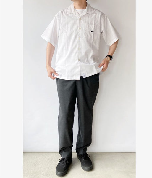 DESCENDANT/SEINE TEXTILE SS SHIRT (WHITE)