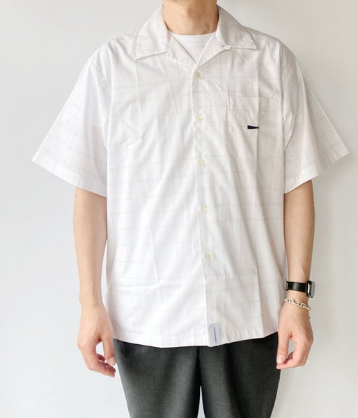 DESCENDANT/SEINE TEXTILE SS SHIRT (WHITE)