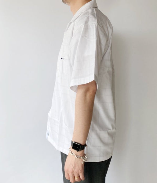 DESCENDANT/SEINE TEXTILE SS SHIRT (WHITE)