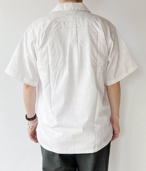 DESCENDANT/SEINE TEXTILE SS SHIRT (WHITE)