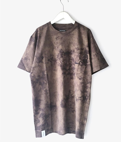 DESCENDANT/CROP TIE DYE SS (OLIVE DRAB)