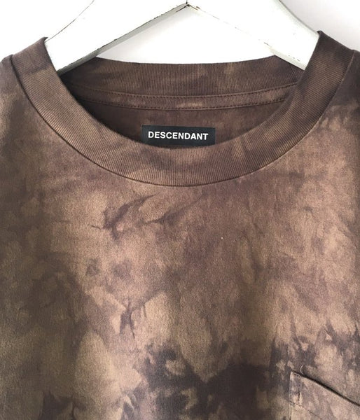 DESCENDANT/CROP TIE DYE SS (OLIVE DRAB)