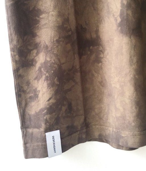DESCENDANT/CROP TIE DYE SS (OLIVE DRAB)
