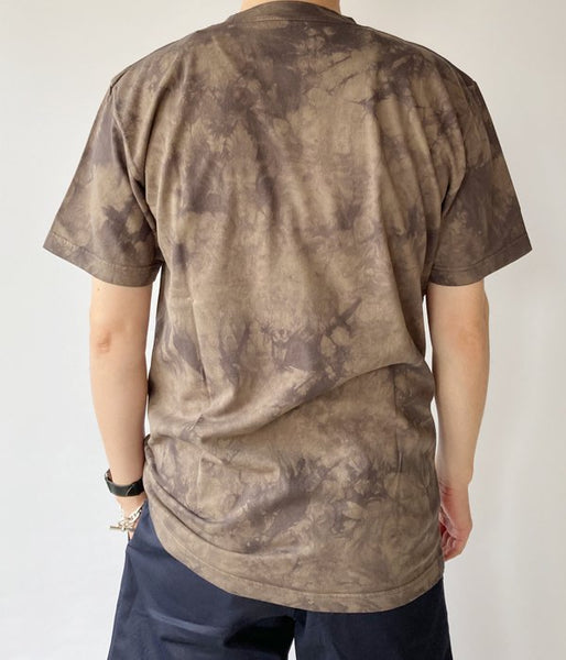 DESCENDANT/CROP TIE DYE SS (OLIVE DRAB)