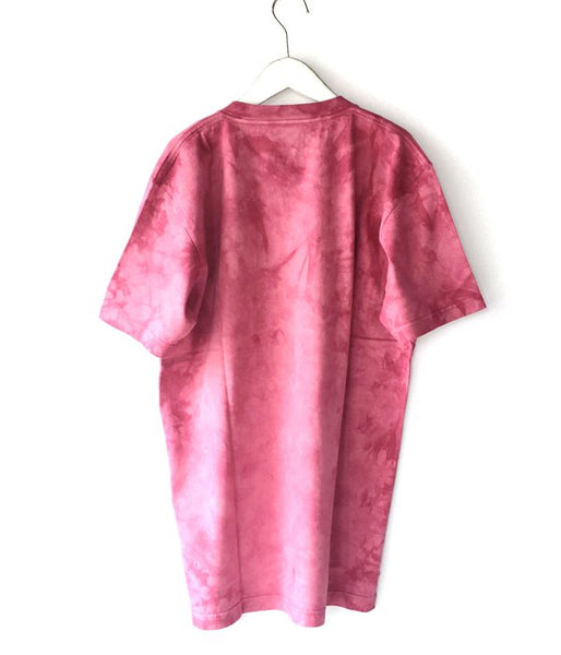 DESCENDANT/CROP TIE DYE SS (PINK)
