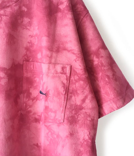 DESCENDANT/CROP TIE DYE SS (PINK)