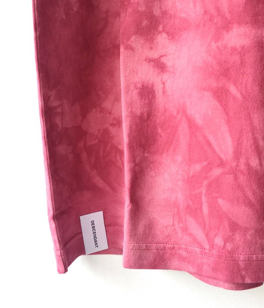 DESCENDANT/CROP TIE DYE SS (PINK)