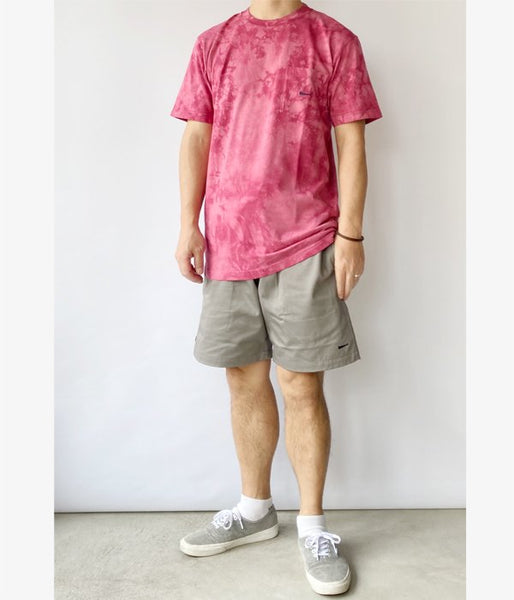 DESCENDANT/CROP TIE DYE SS (PINK)