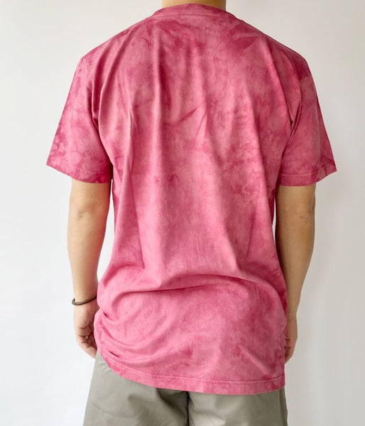 DESCENDANT/CROP TIE DYE SS (PINK)